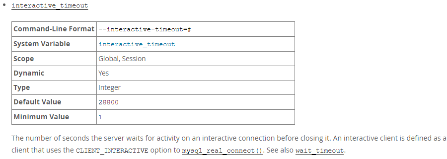 MySQL修改wait_timeout变量global生效session不生效(图2)